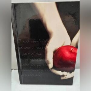 Twilight Black and Red Notebook Cover